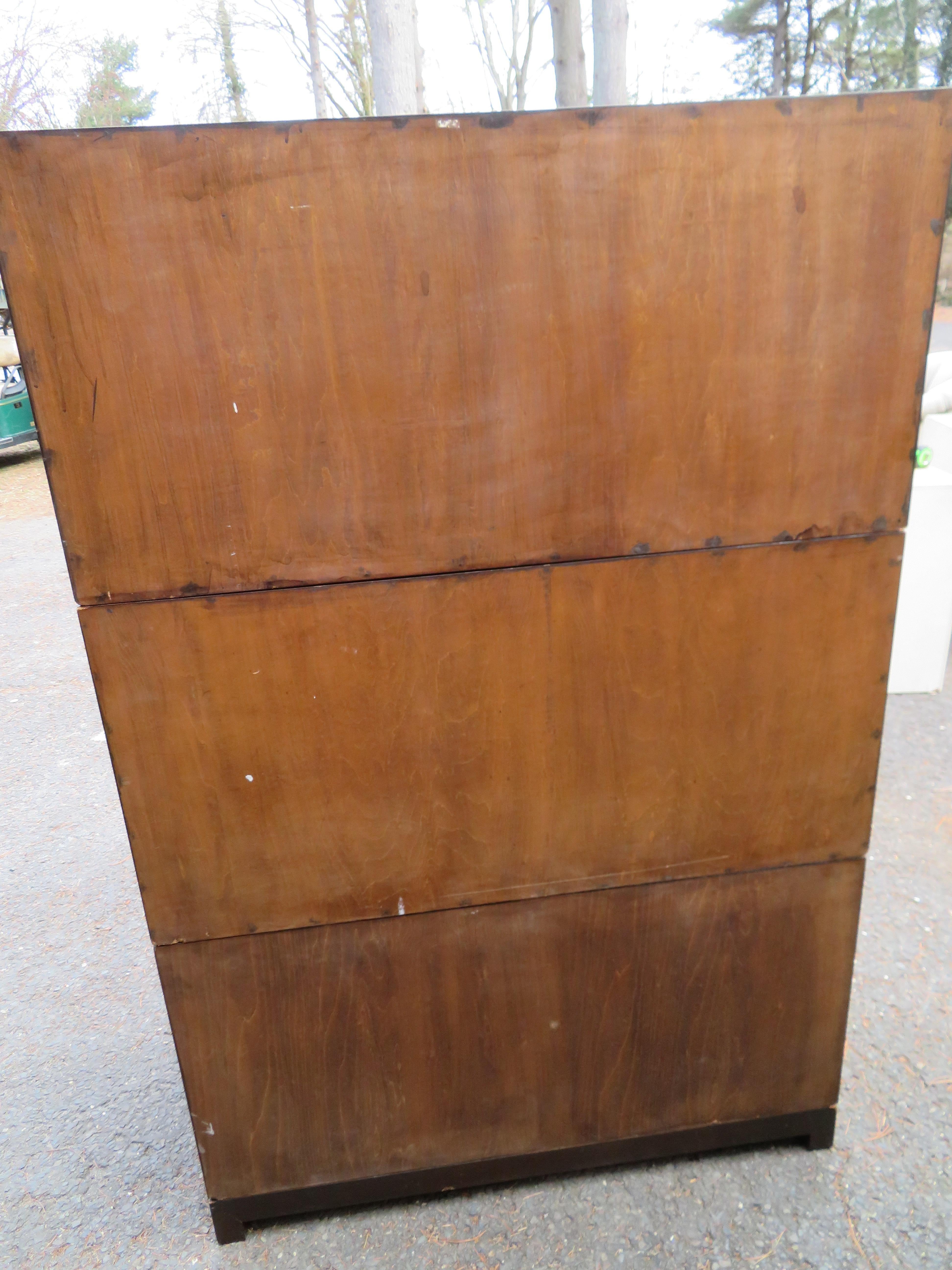 3 Fabulous 20th Century Japanese style Stacking Tansu Chest of Drawers For Sale 5