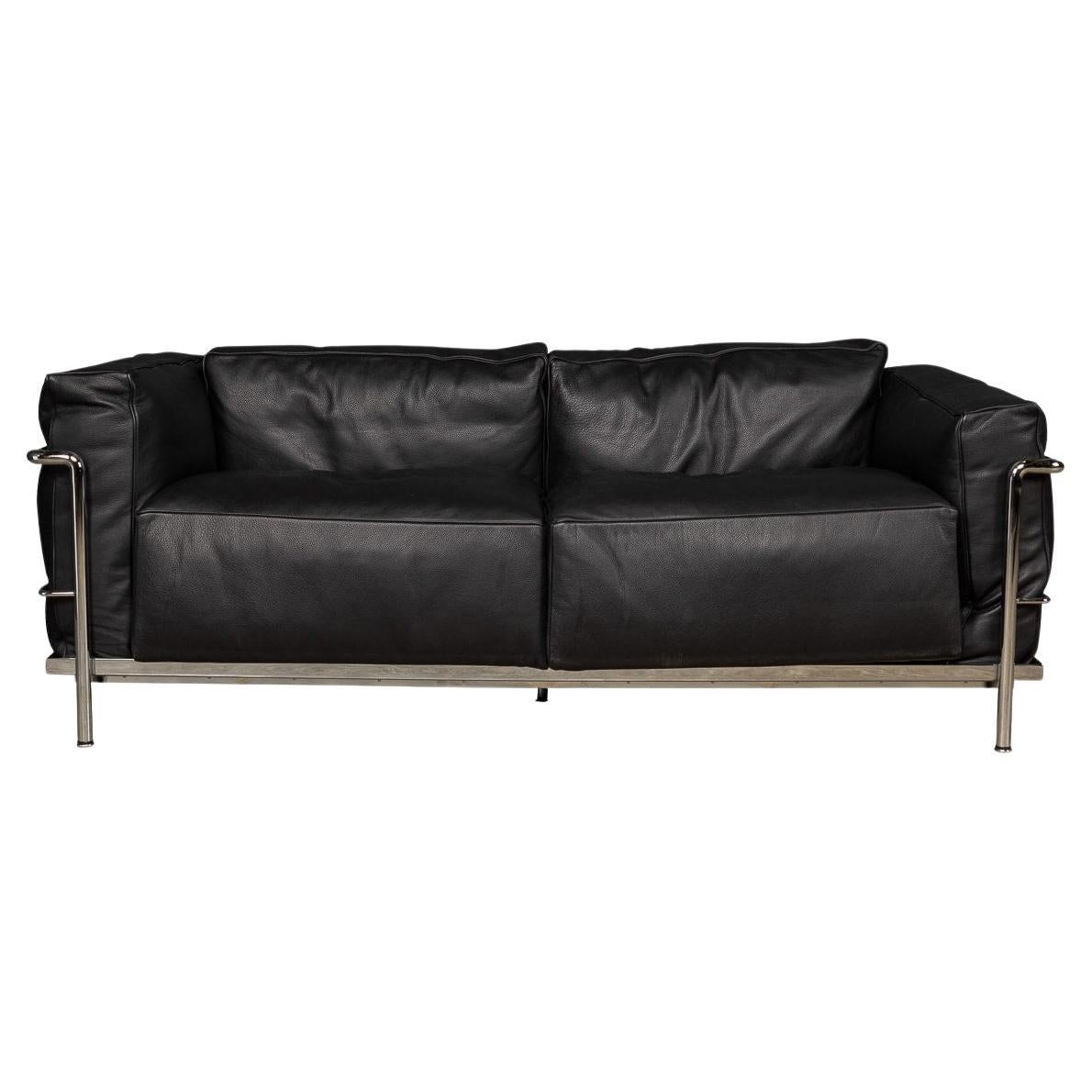 3 Fauteuil Grand Confort, Grand Modèle, Deux Places Cassina Sofa, Le Corbusier im Angebot