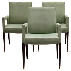 3 Fine French 1960s Armchairs by Jules Leleu