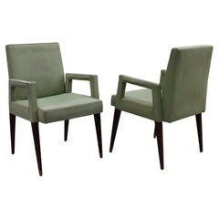 2 Fine French 1960s Armchairs by Jules Leleu