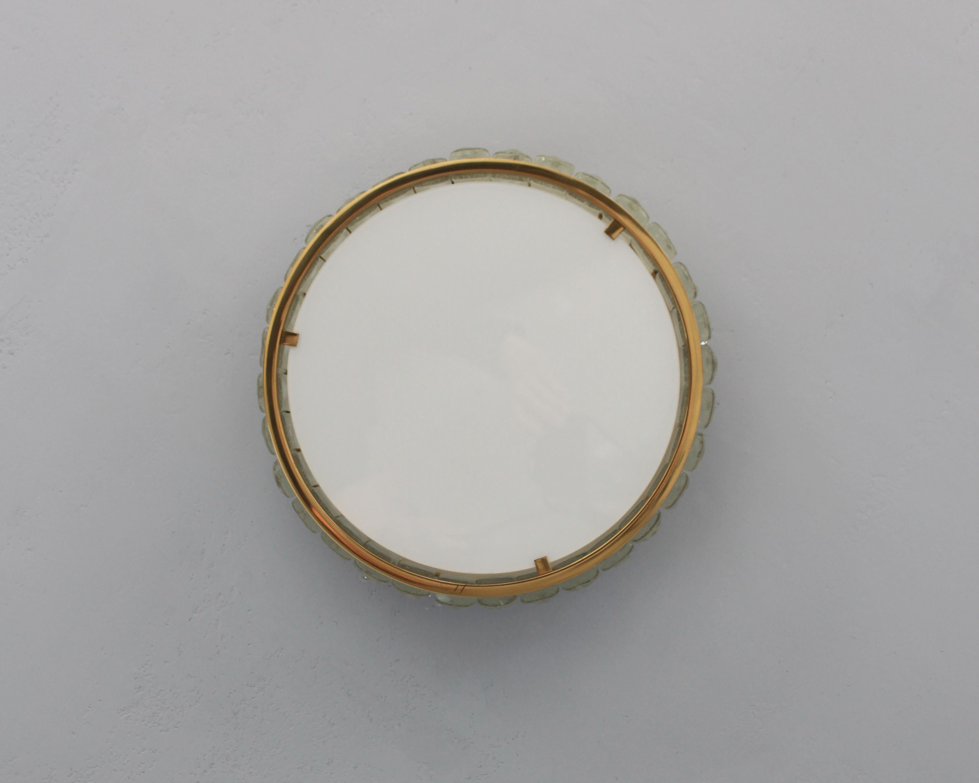 3 Fine French 1970s “Queens Necklace” Flush Mounts by Perzel (priced per piece) For Sale 5