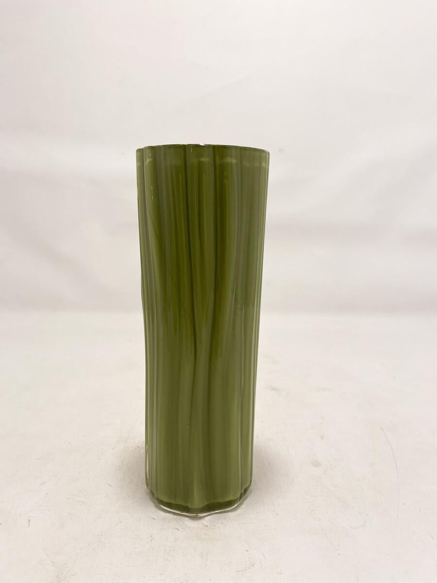 Murano Glass 3 flower vases by Carlo Nason for AZ. Mazzega, Murano glass, 1960, Italy For Sale