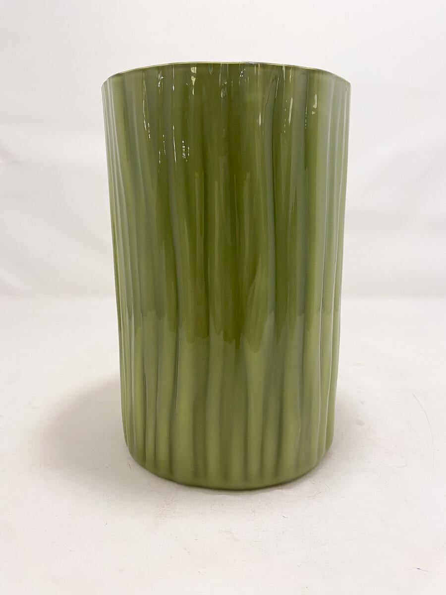 3 flower vases by Carlo Nason for AZ. Mazzega, Murano glass, 1960, Italy For Sale 2