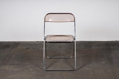 3 Folding Lucite "Plia" Chair by Piretti for Castelli, Italy