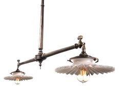 3 Foot Double Arm Gas Lamp