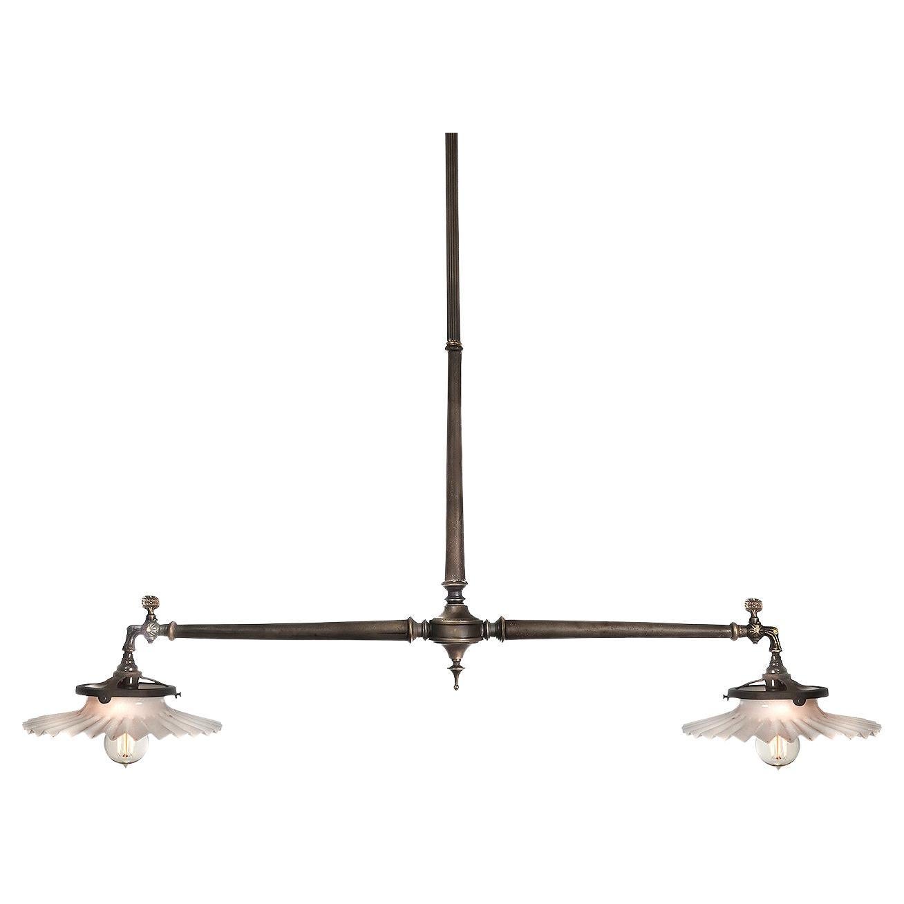 3 Foot Double Arm Gas Lamp