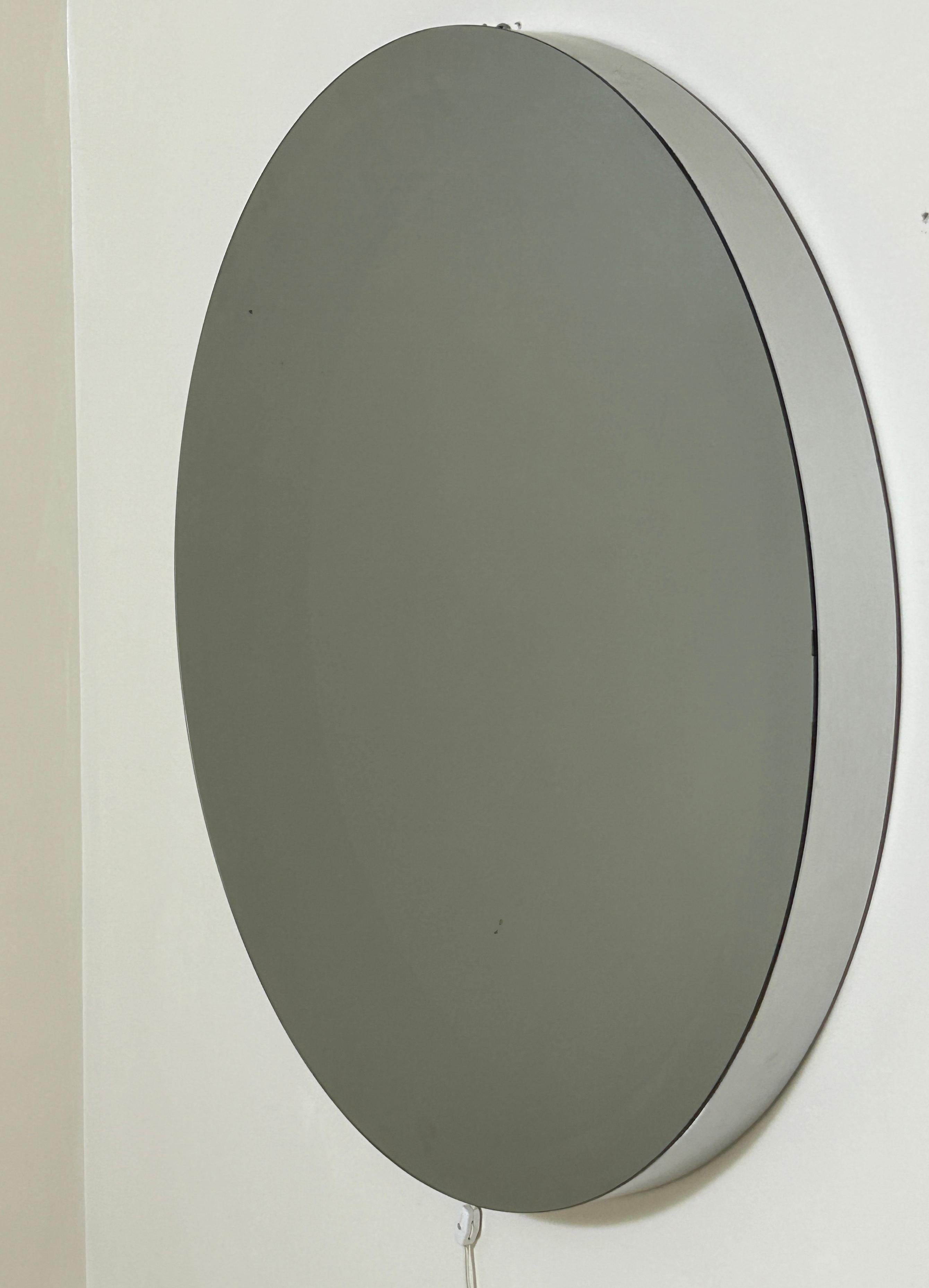 Américain Miroir à l'infini de 3 pieds de diamètre 1970 vintage Op Art en vente
