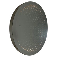 3 foot huge Tunnel Infinity Mirror 1970s vintage Op Art