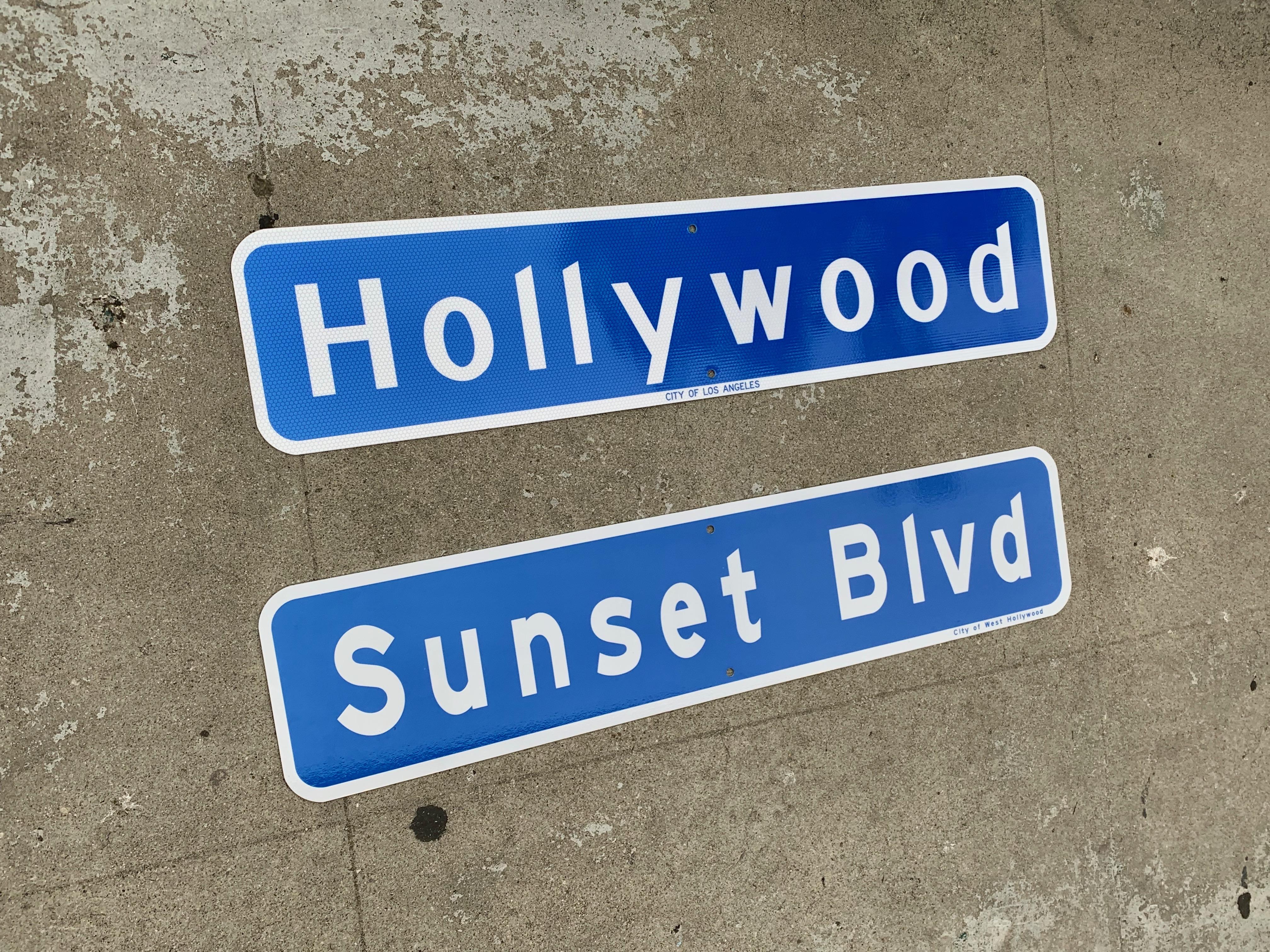 American Original Sunset Blvd Street Sign