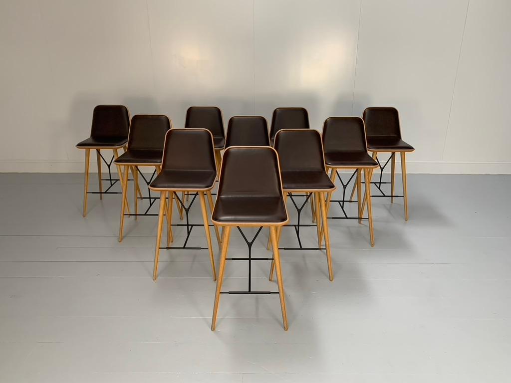 XXIe siècle et contemporain 3 Tabourets de comptoir Fredericia 