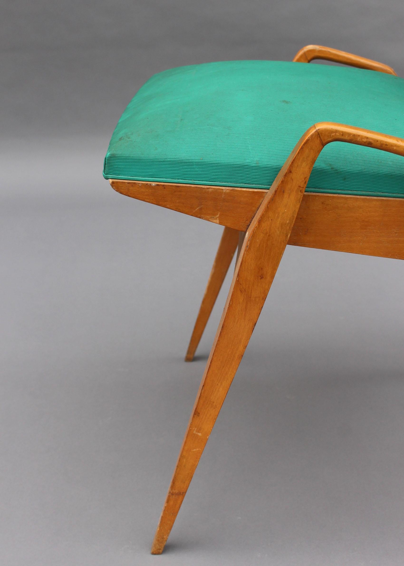 3 French 1950s Beech Chairs by Ségalot 6