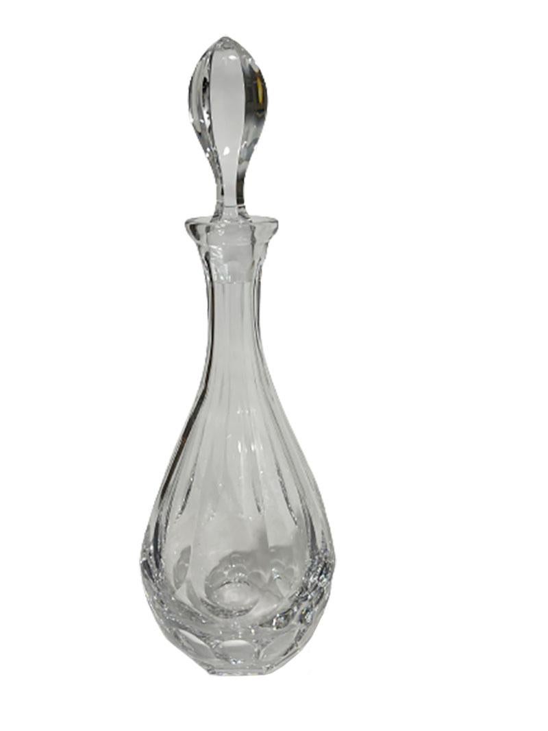 3 French Crystal Decanters, 1970-1980 In Good Condition In Delft, NL