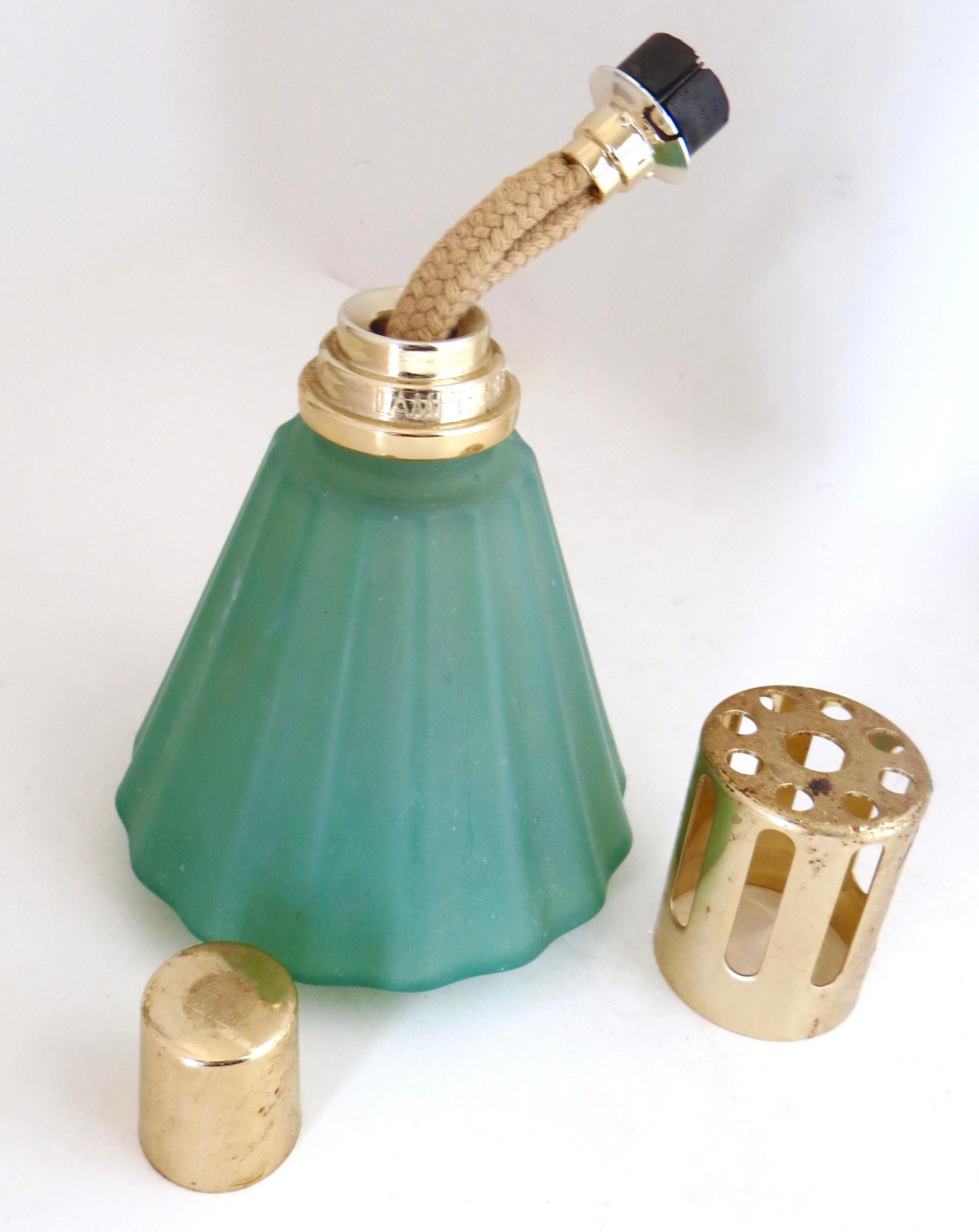 (3) French Post-War Glass Fragrance Diffusers 