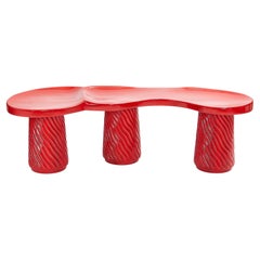 3 Garces Bench by The Stone by the Door (American Oak version)