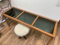 3 Glass Panel Floating Entry Console