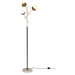 Vintage 3 Globe Floor Lamp by Stilnovo