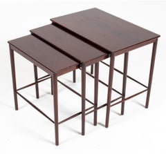 (3) Grete Jalk for Poul Jeppesen Danish Mid-Century Nesting Tables