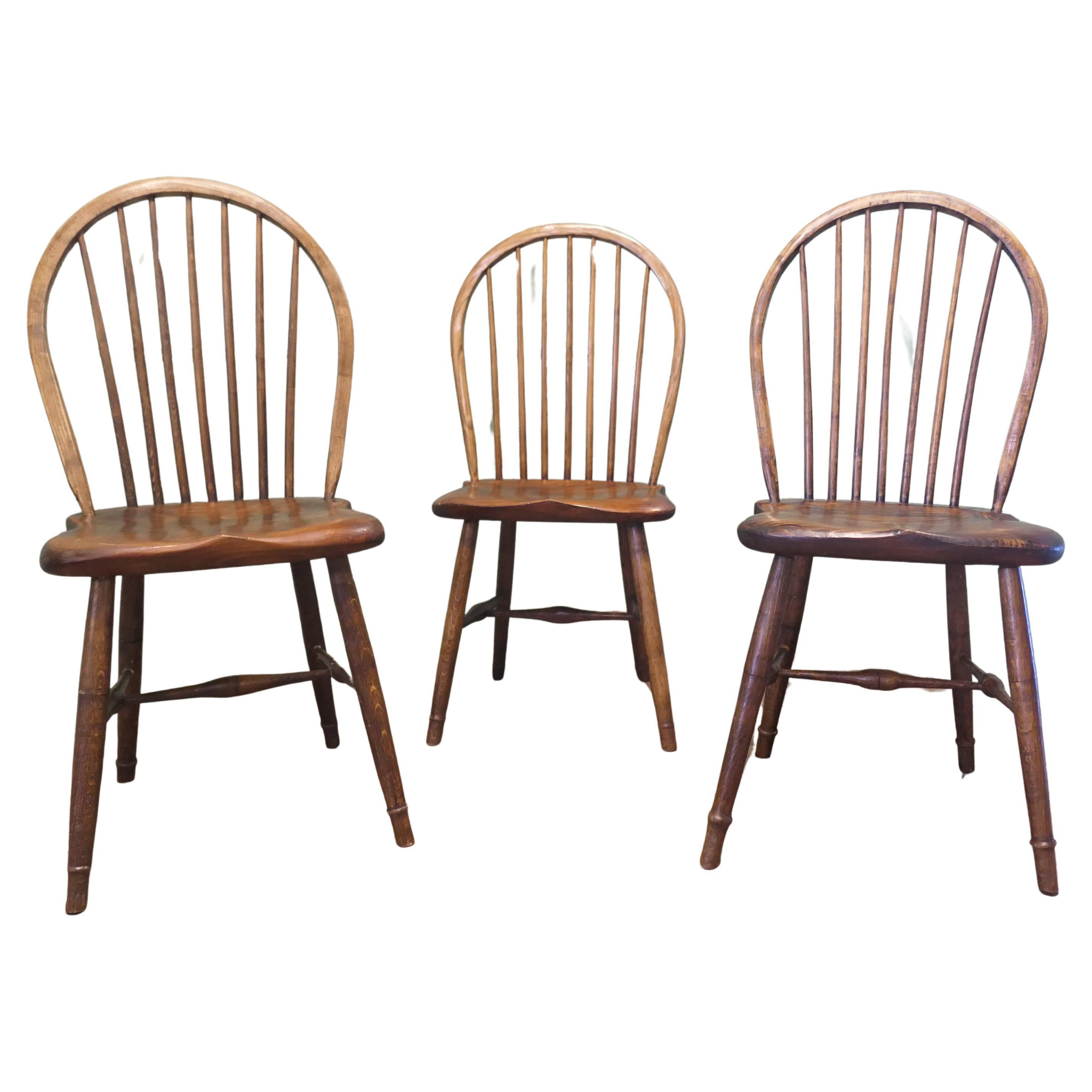 3 sedie da cucina Hand Made County   Un superbo Trio di sedie