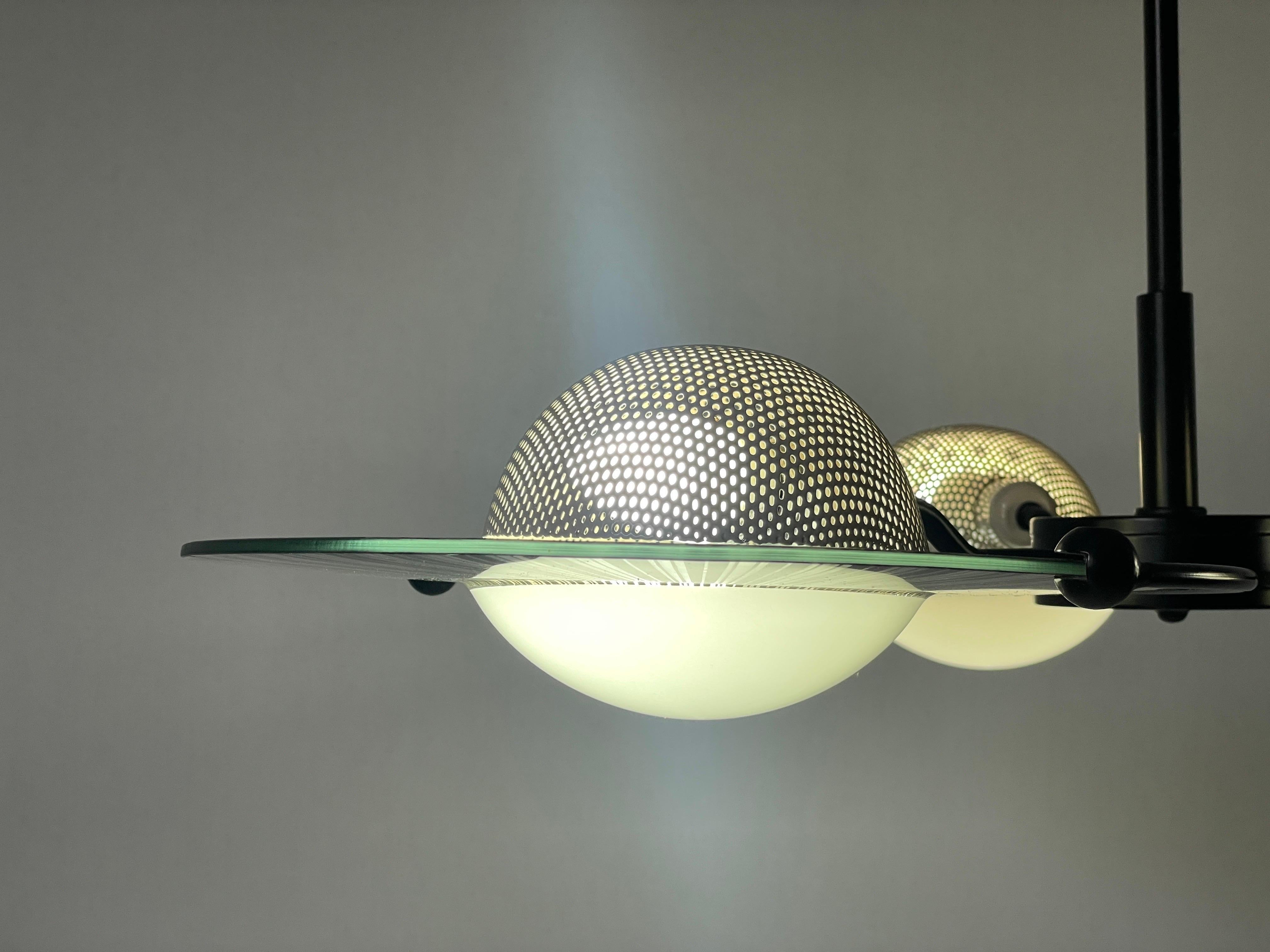 Lustre à 3 têtes en verre Venini par Lino Tagliapietra, années 1960, Italie en vente 7