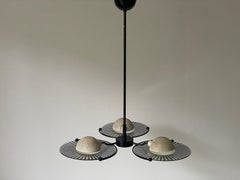 3-Head Venini Glass Chandelier by Lino Tagliapietra, 1960s, Italy