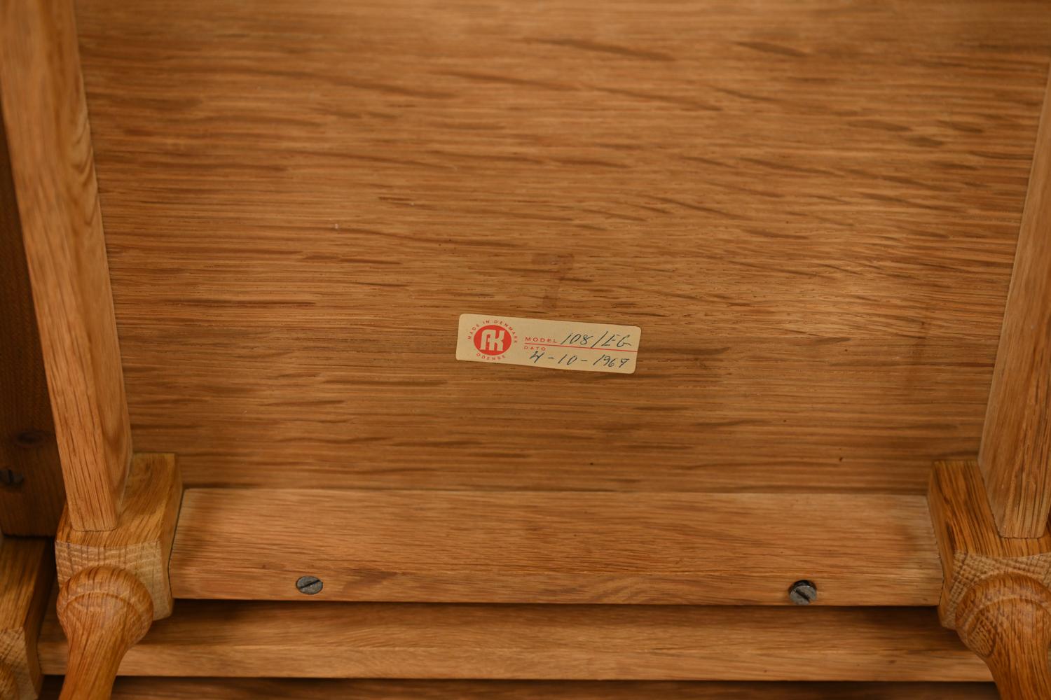 '3' Henning Kjernulf for FK Odense Oak Nesting Tables 2