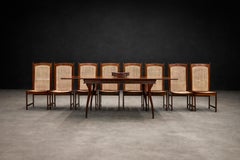 3 in 1 Extendable Dining Table in Caviuna Hardwood, Brazilian Modern, 1960s