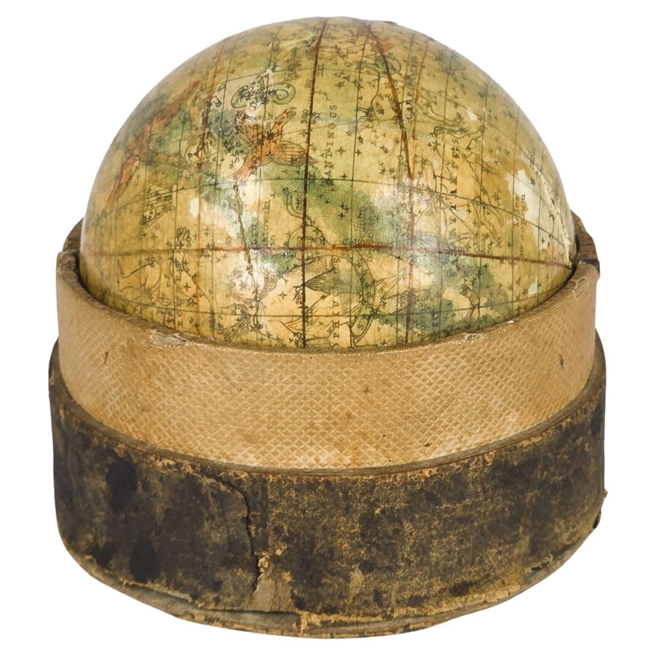 Women's or Men's 3-Inch Pocket Globe Germany Mid 18Th Century For Sale