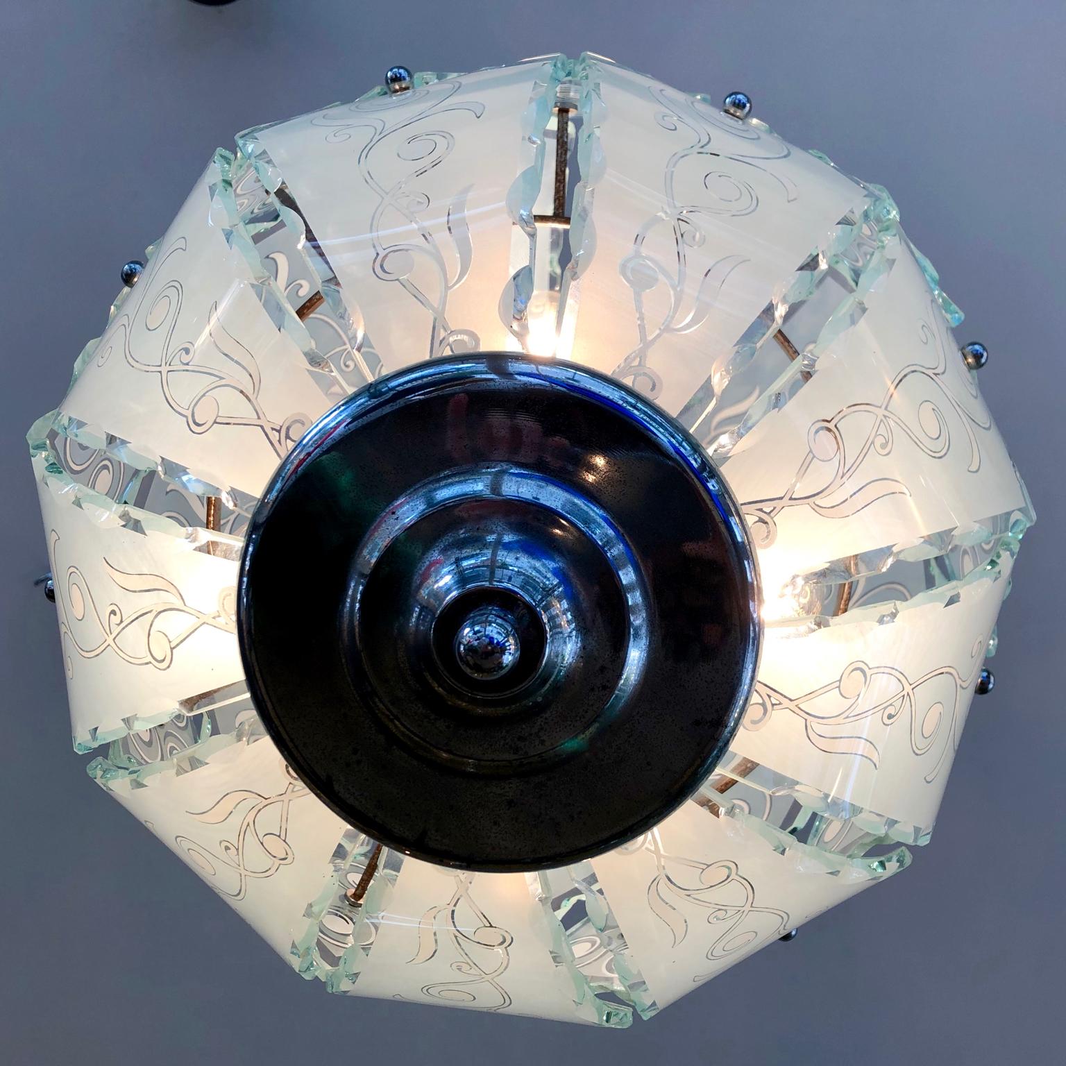 italian glass ceiling lights