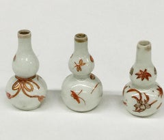 18th Century Chinese Miniature Double-Gourd Vases, Kangxi