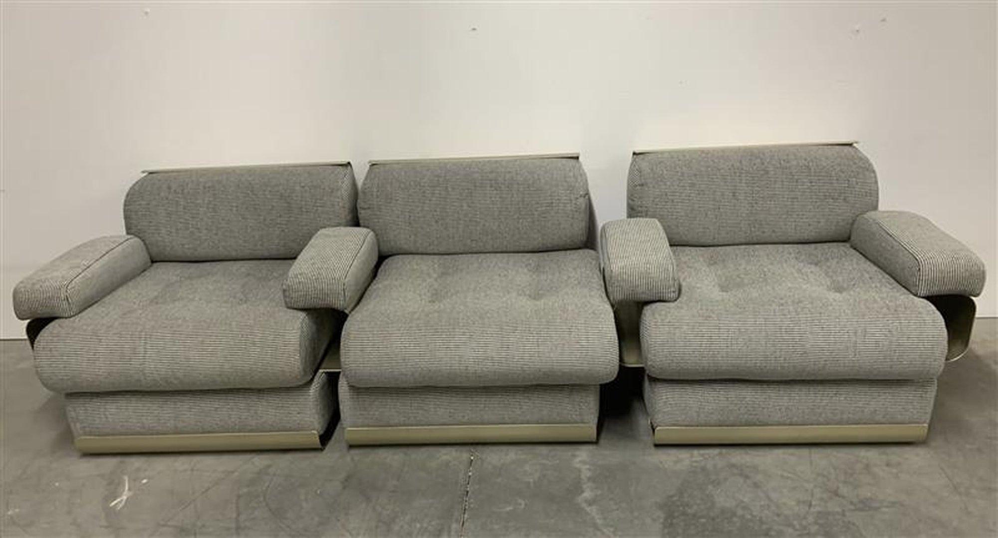 3 Sedie da salotto italiane del Mid Century In condizioni buone in vendita a Red Lion, PA