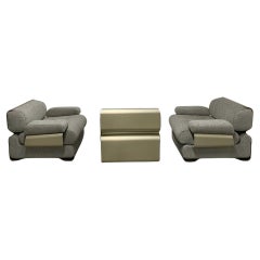 3 Italian Mid Century Lounge Chairs
