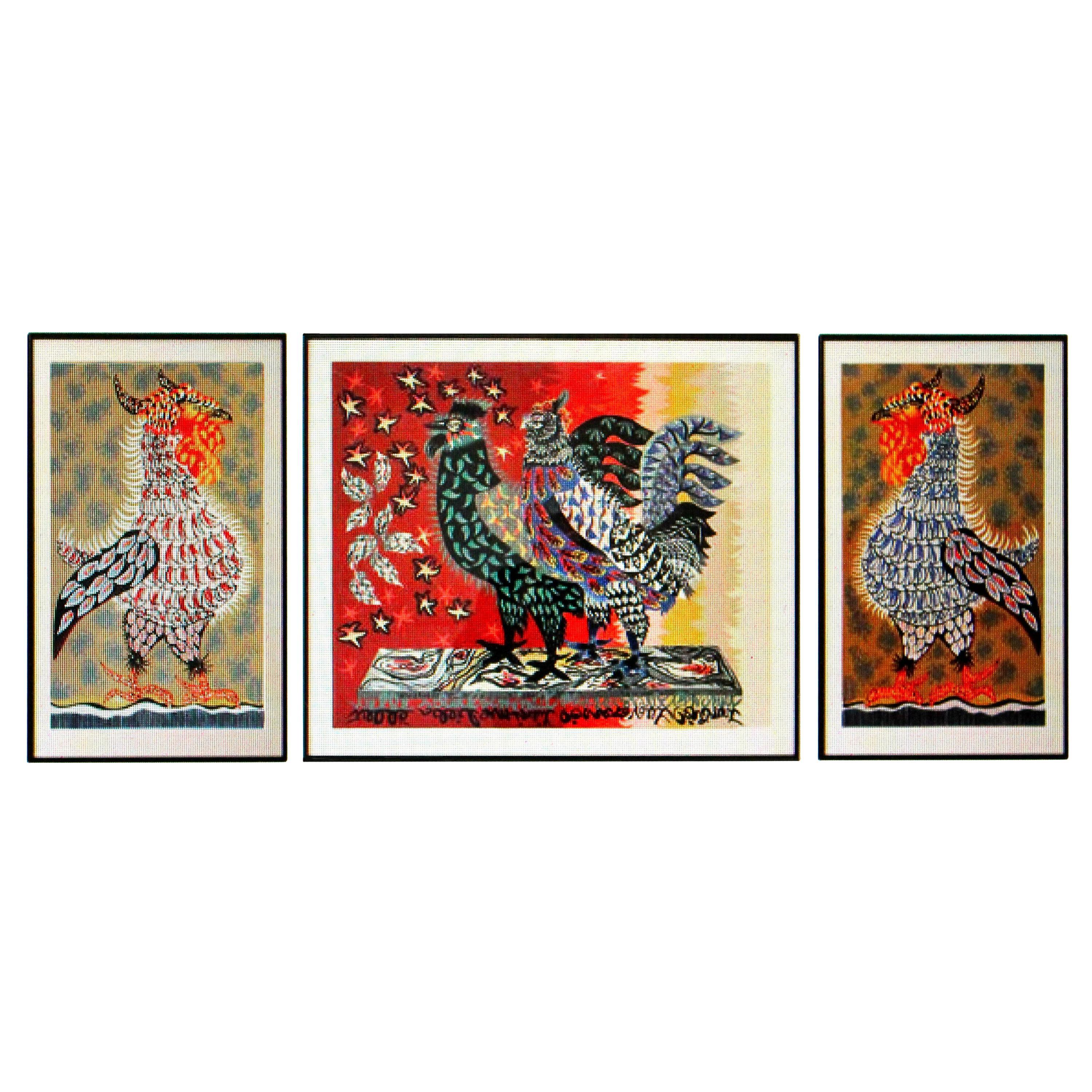 3 Jean Lurcat Colorful Screen Prints For Sale 6