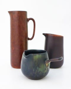 3 Brocche e brocchette - Carl-Harry Stålhane & Gunnar Nylund Rörstrand - Metà secolo