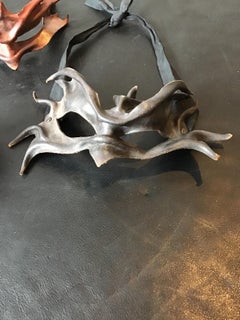 3 Leather Italian Carnival Masks