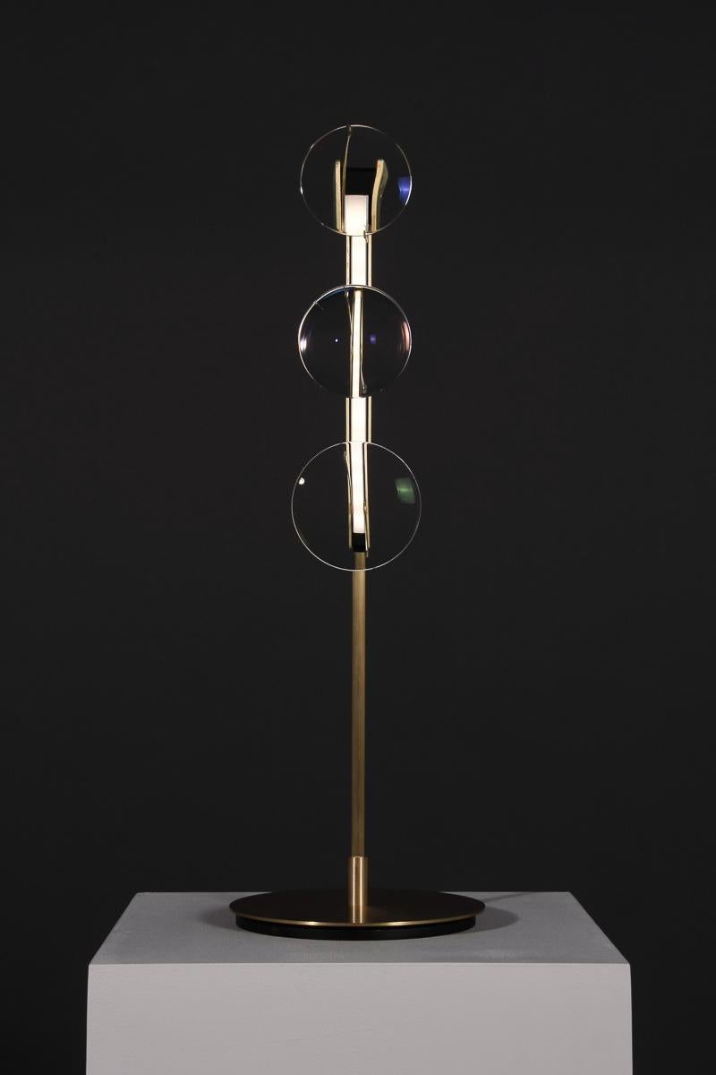 Néerlandais Lampe de bureau à 3 lampes par Object Density en vente