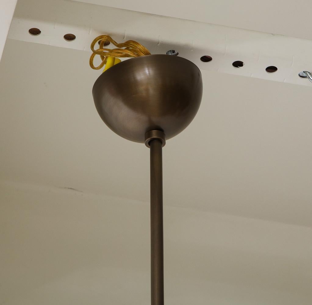 3-Licht-Deckenleuchte, Archimede Seguso zugeschrieben im Zustand „Gut“ im Angebot in New York, NY