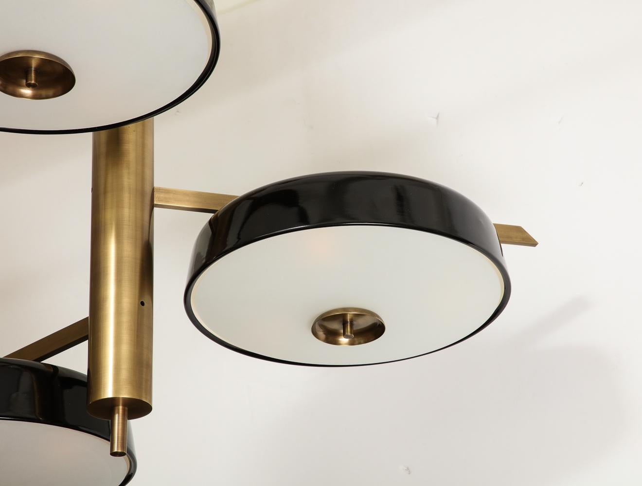 Contemporary 3 Light Ceiling Fixture by Fedele Papagni