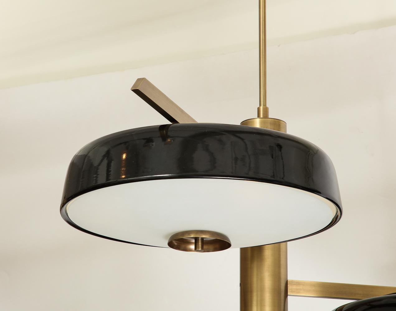 Metal 3 Light Ceiling Fixture by Fedele Papagni