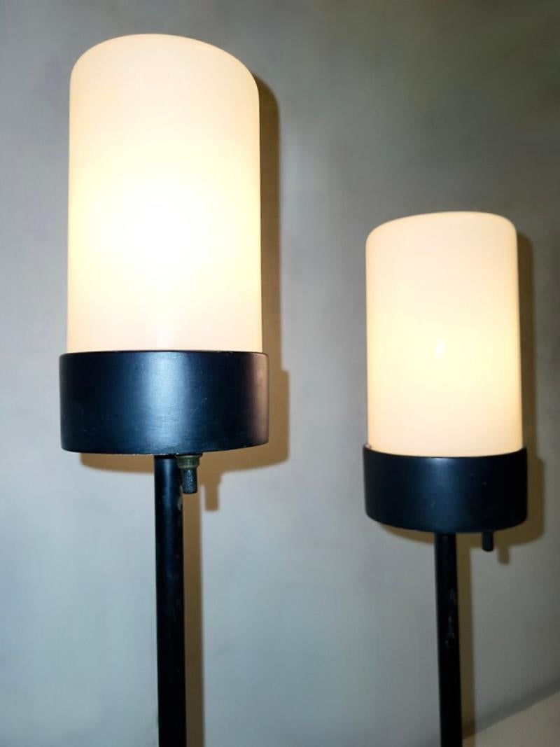 Lámpara de pie de 3 luces de Robert Bulmore, EE.UU. Años 50 en venta 1