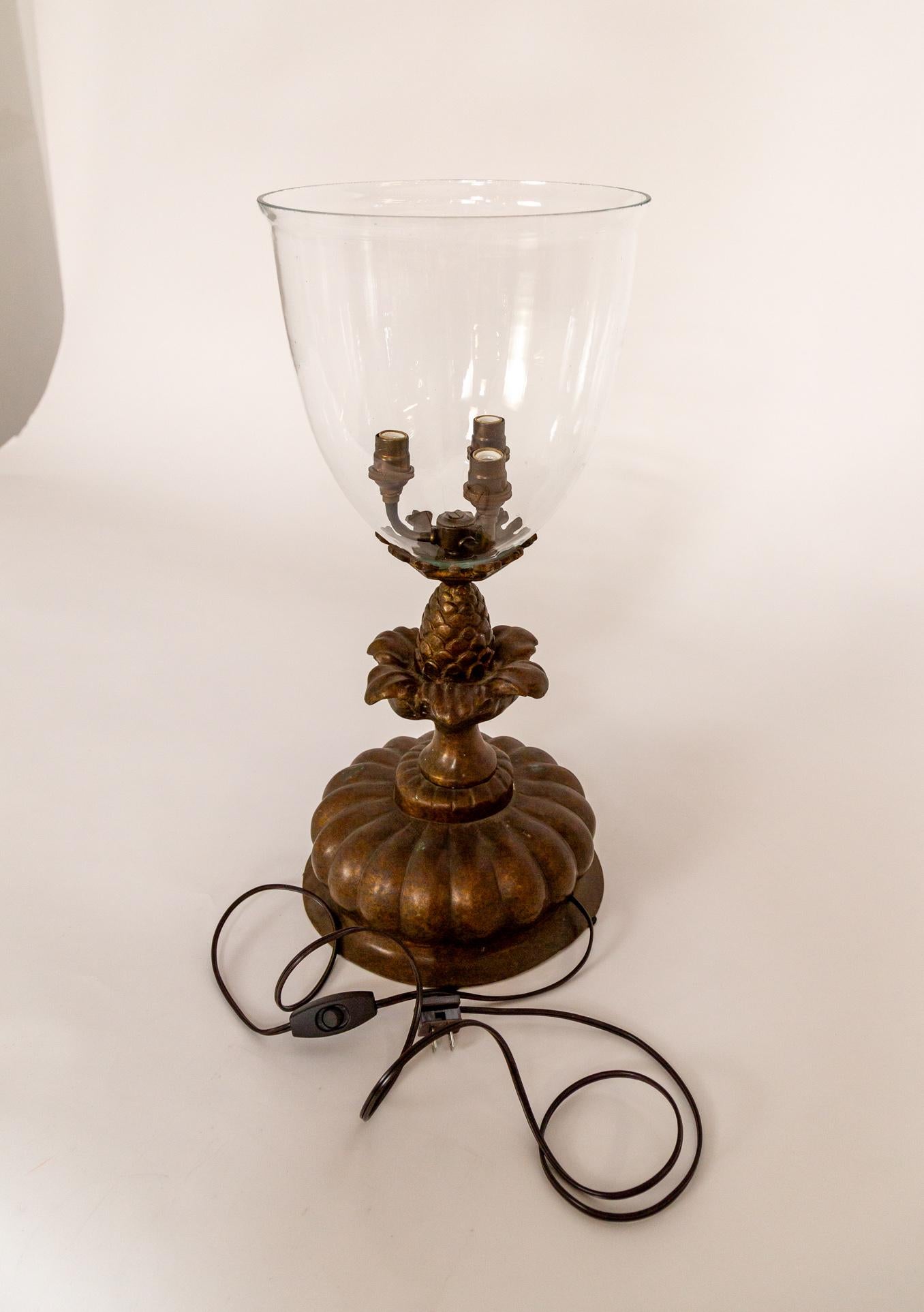Lampe de table torchère à 3 lumières avec Stem d'artichaut par Luciano Tempo en vente 4