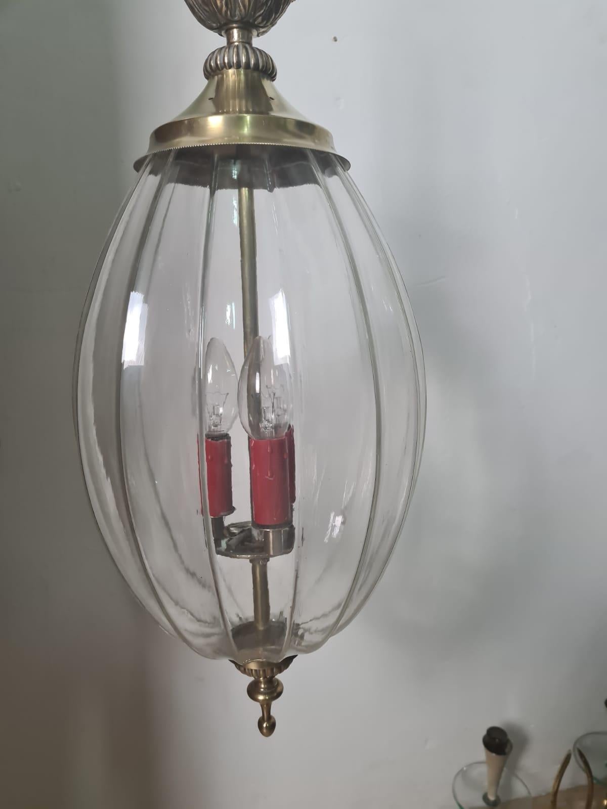 Mid-Century Modern 3 Lights Chandelier 1950 Dominioni