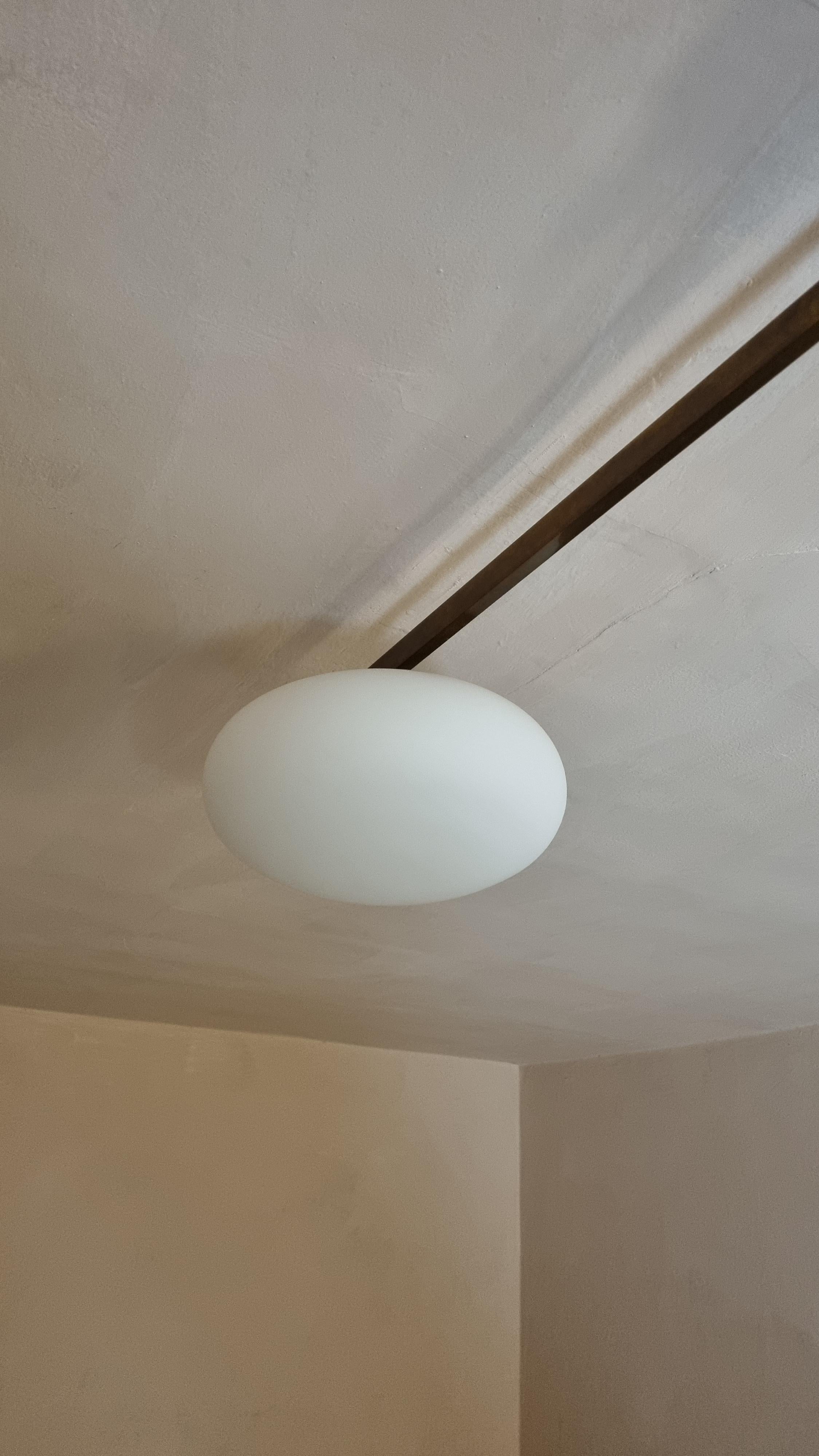 3 Lune ceiling lamp in the style of Angelo Lelii for Arredoluce en venta 2