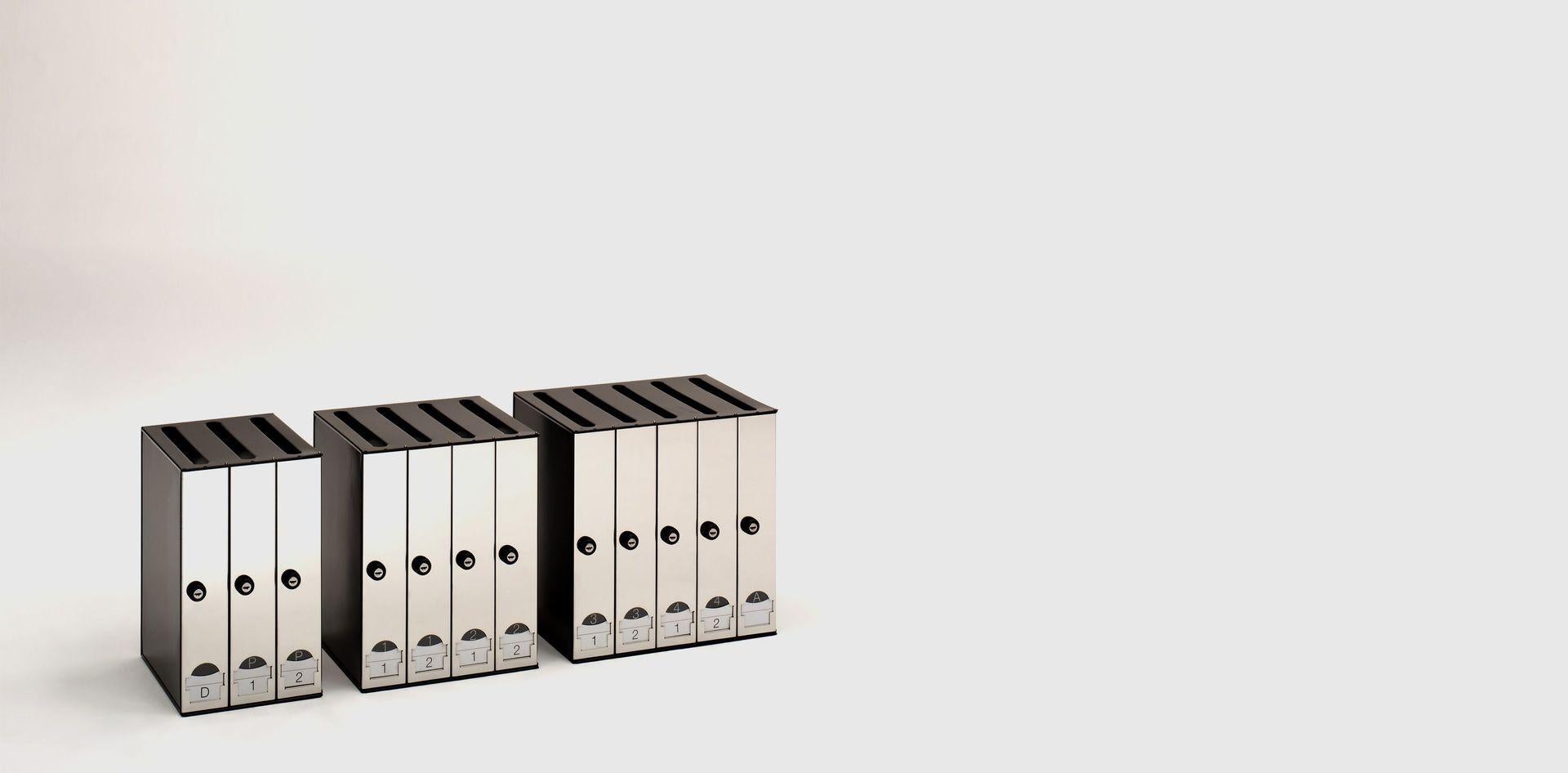Steel 3 Mailbox by Lluis Clotet & Oscar Tusquets For Sale
