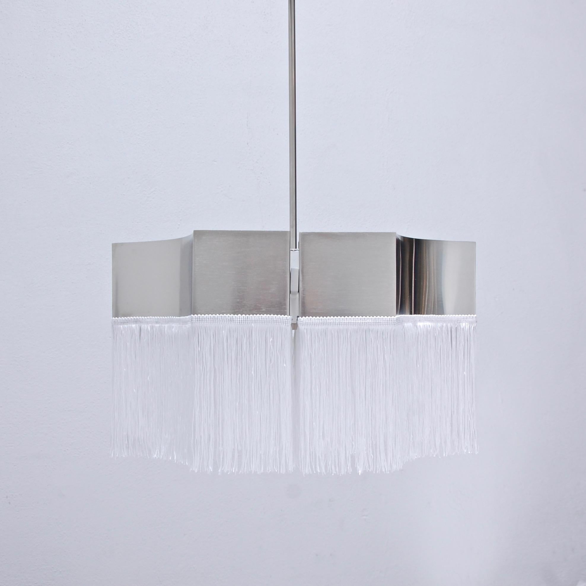Italian 2 Massimo Vignelli Attributed Chandeliers For Sale