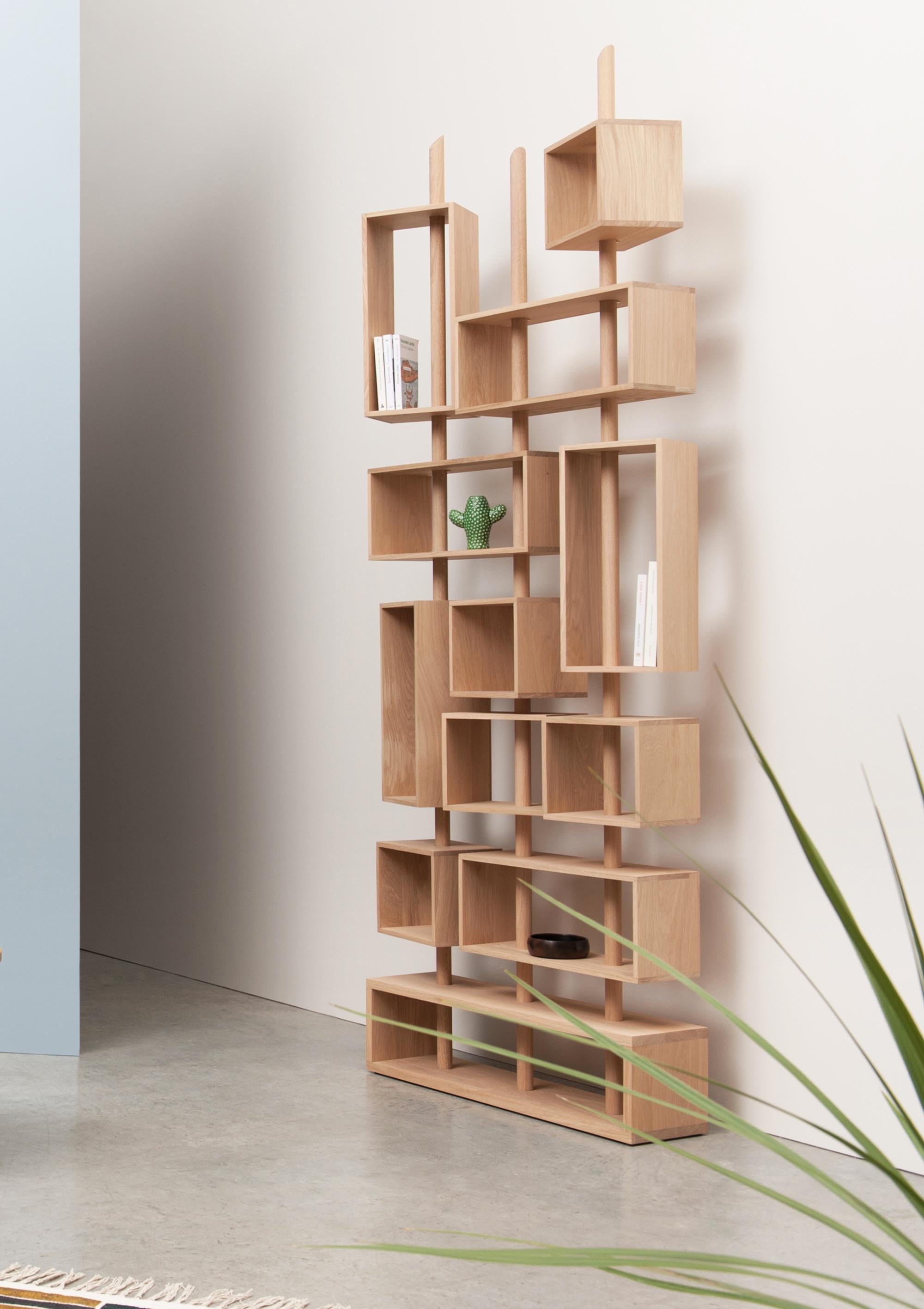 Contemporary 3 Mâts Bookcase For Sale