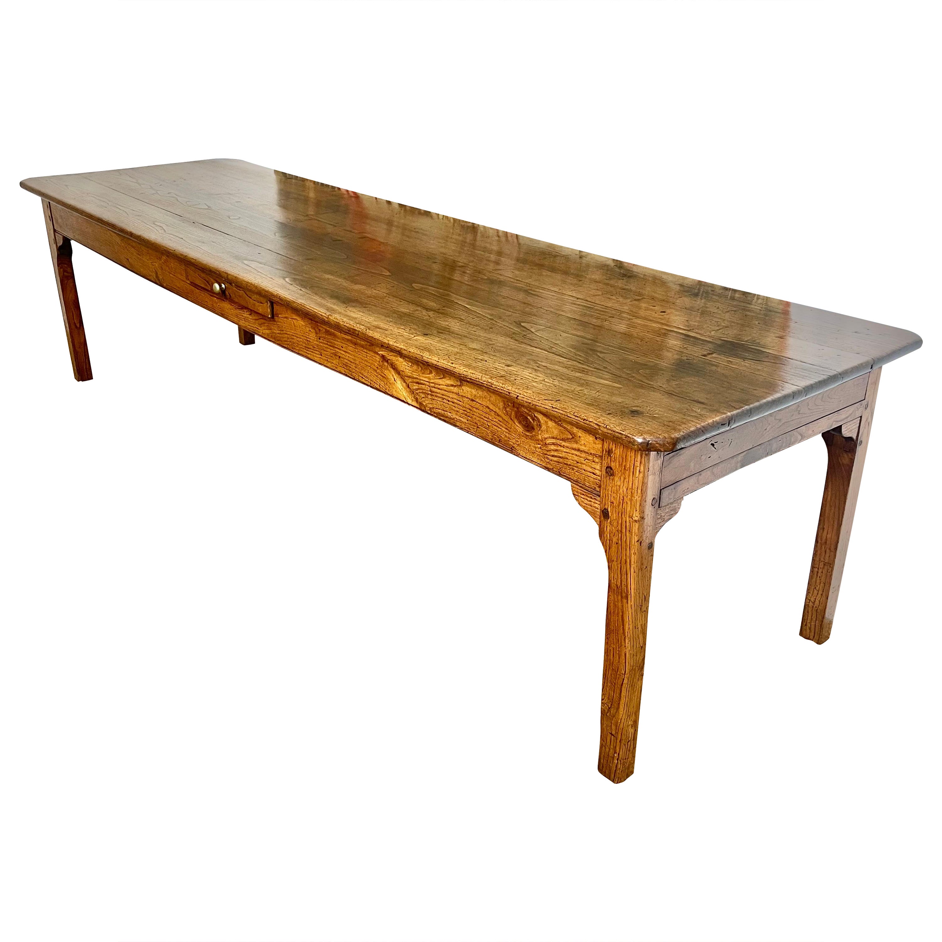 3 meter long Chestnut Farmhouse table