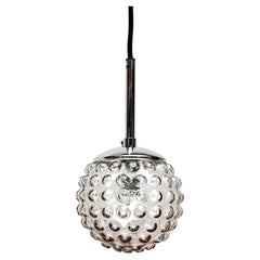 3 deutsche Pendelleuchten im Mid-Century-Modern-Stil aus der „Space Age“-Glaskugel-Serie von Rolf Krüger