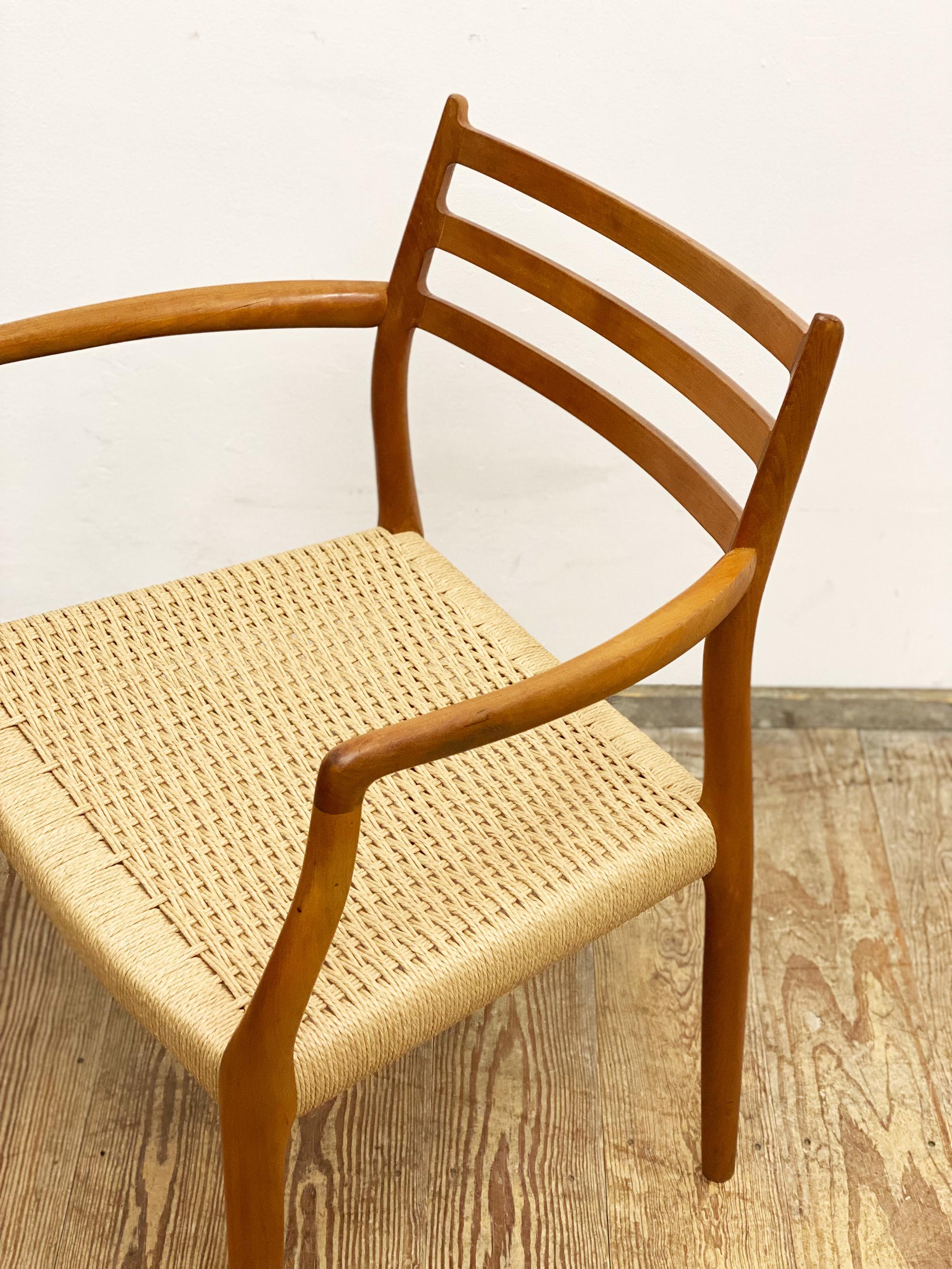 Mid-20th Century 3 Mid-Century Teak Dining Chairs #62 by Niels O. Møller for J. L. Moller