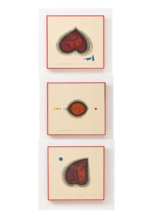 3 Mid-Century Woodblocks