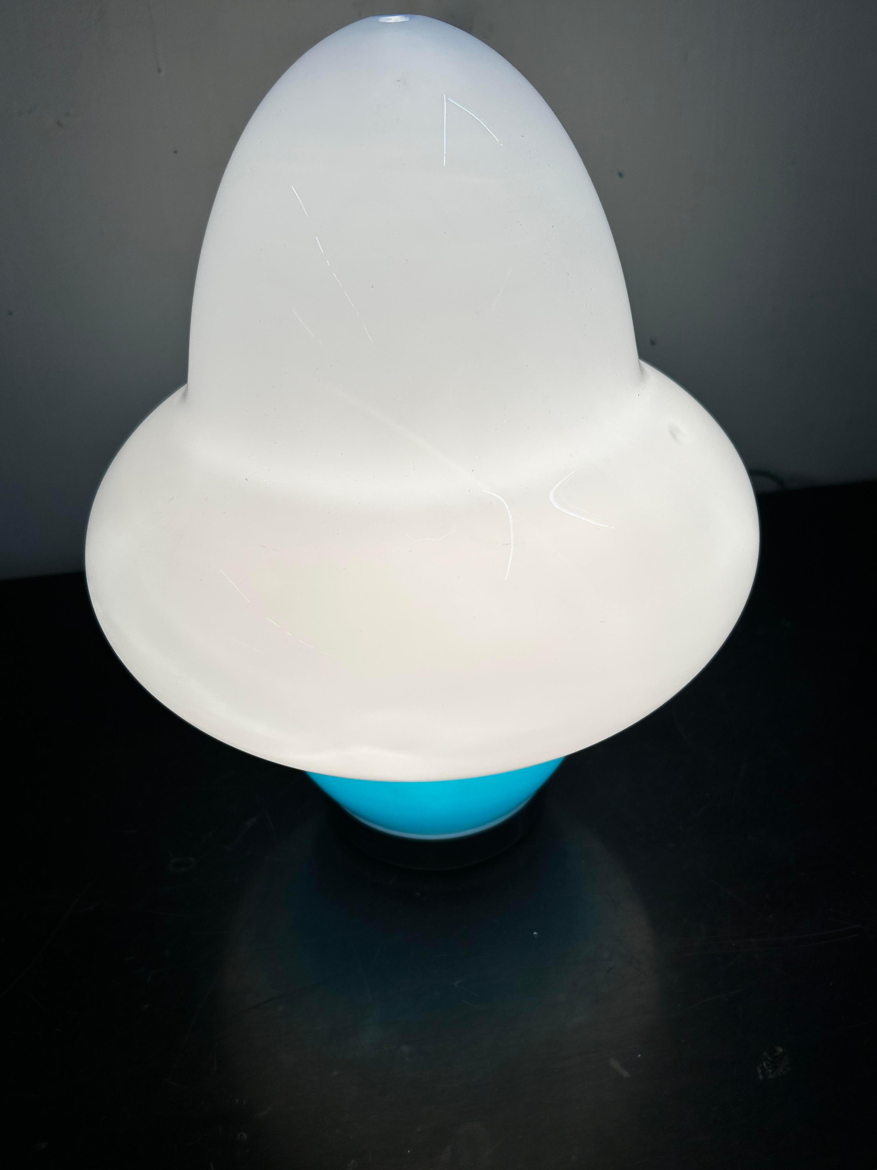 3 lampes de table modernes de Murano par Ettore Sottsass pour Venini, signées vers 1994 Excellent état - En vente à Merida, Yucatan